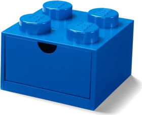 LEGO Aufbewahrungsstein mit Schubfach Schubladenbox, 1 Schublade, blau