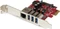 StarTech LAN-Adapter, USB-Hub, 3x USB-A 3.0, RJ-45, PCIe 2.0 x1 Vorschaubild