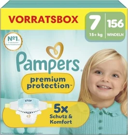 Pampers Premium Protection Gr.7 Einwegwindel, 15+kg, 156 Stück