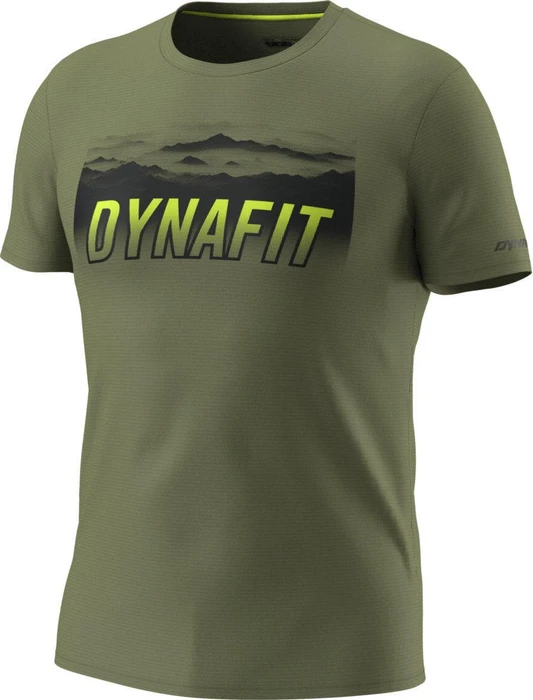 Dynafit Transalper Graphic Funktionsshirt langarm military green (Herren)