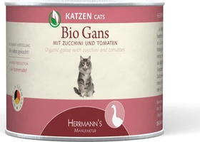 Herrmann's Manufaktur Bio Gans mit Zucchini und Tomaten, 2.40kg (12x 200g)