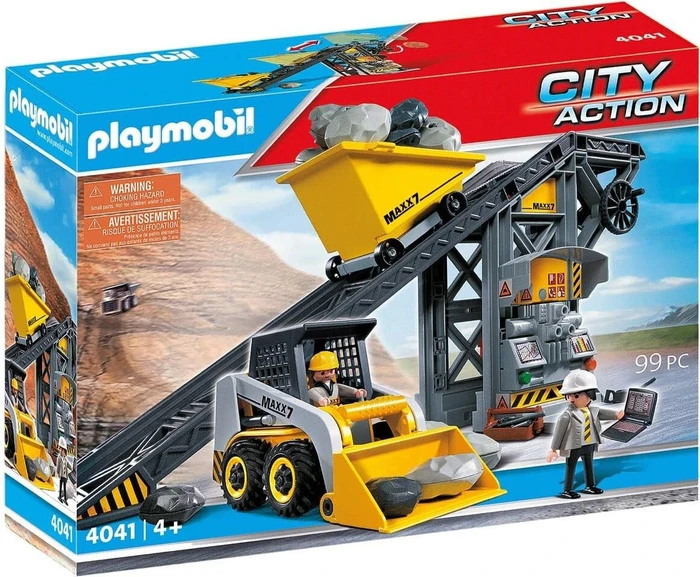 playmobil City Action Förderanlage mit Kompaktlader