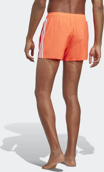 adidas 3-Streifen CLX Badeshorts app solar red/white (Herren)