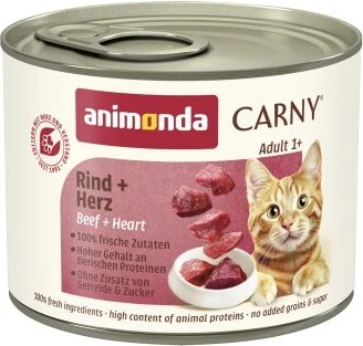 animonda Carny Rind und Herz, 2.40kg (12x 200g)