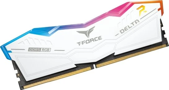 TeamGroup T-Force DELTA RGB weiß UDIMM 32GB Kit, DDR5-6400, CL32-39-39-84, X8