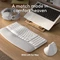 Logitech Wave Keys for Mac, Grauweiß, Logi Bolt, USB/Bluetooth, UK Vorschaubild