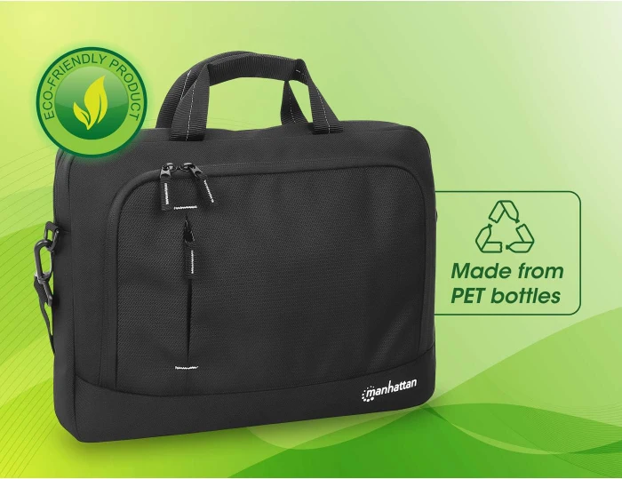 Manhattan Helsinki 14.1" Laptoptasche, schwarz