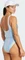 adidas Tiro U-Back Badeanzug glow blue/white (Damen) Vorschaubild