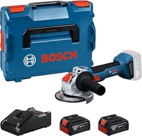 Bosch Professional GWX 18V-8 Akku-Winkelschleifer inkl. L-Boxx + 2 Akkus 4.0Ah