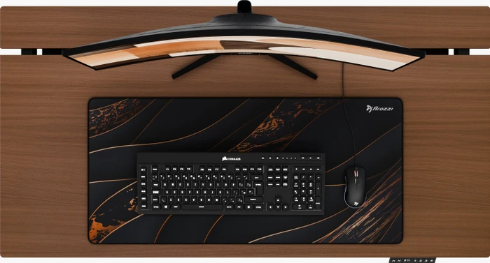 Arozzi Zona Mousepad XL, Black Gold