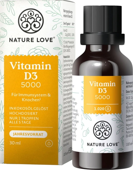 Nature Love Vitamin D3 Tropfen vegetarisch