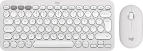 Logitech Pebble 2 Combo weiß, Logi Bolt, USB/Bluetooth, US