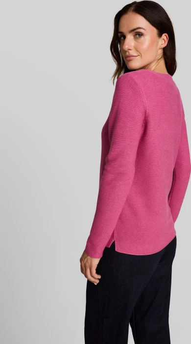 Tom Tailor Rundhalsausschnitt Strickpullover rosa (Damen)