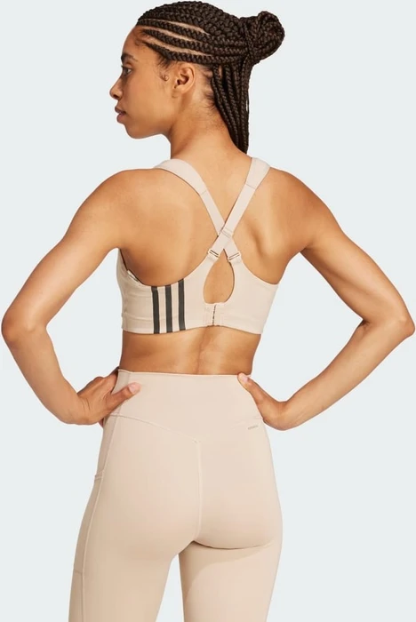 adidas TLRD Impact Training High Support Sport-BH wonder beige (Damen)