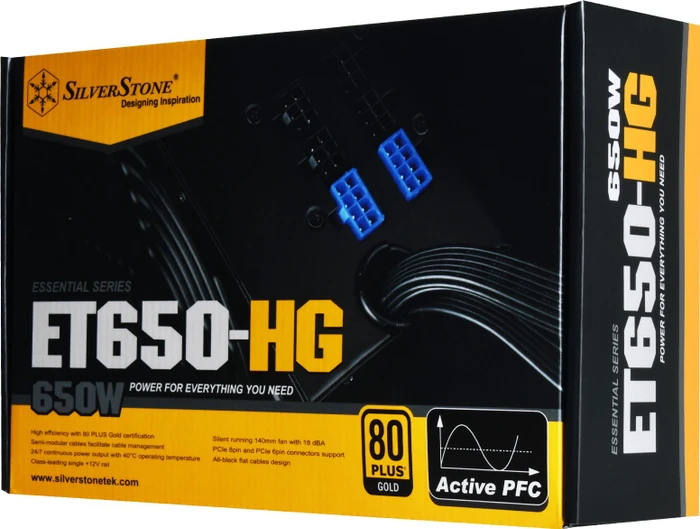 SilverStone Essential Gold ET650-HG 650W, ATX 2.4