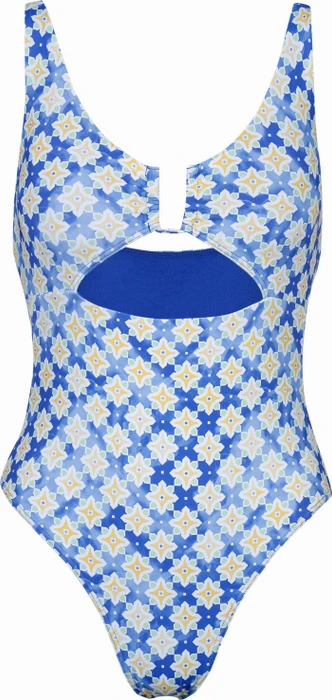 Roxy Artsy Tile Badeanzug dazzling blue tile (Damen) (ERJX103724-ppm5)
