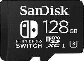 SanDisk Nintendo Switch R100/W90 128GB, UHS-I U3, Class 10