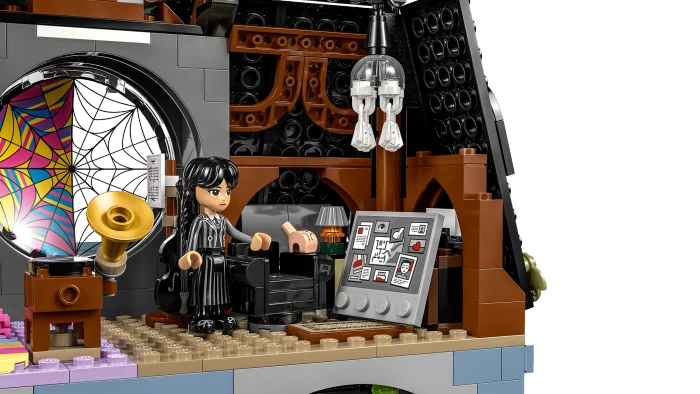 LEGO Wednesday - Wednesdays und Enids Zimmer im Studentenwohnheim
