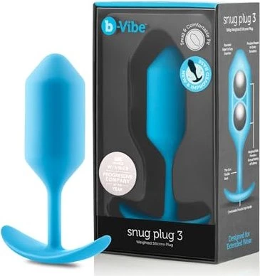 b-Vibe Snug Plug 3 Butt Plug türkis