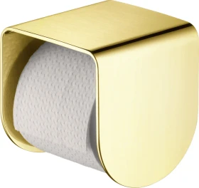 Hansgrohe Axor Universal Softsquare Toilettenpapierhalter mit Ablage brushed gold optic