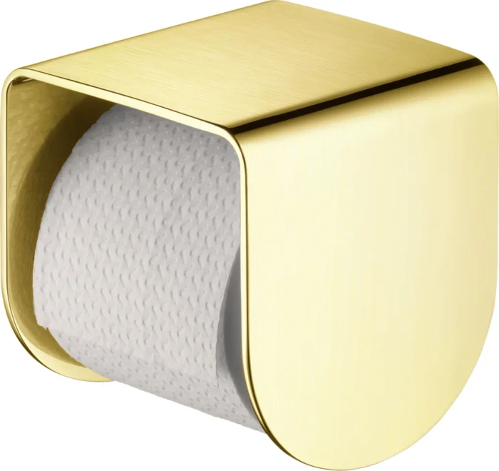 Hansgrohe Axor Universal Softsquare Toilettenpapierhalter mit Ablage brushed gold optic