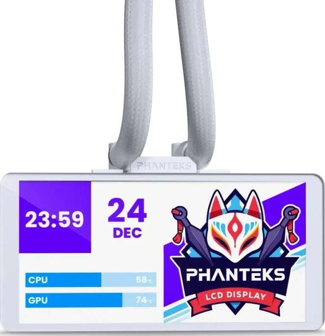 Phanteks Glacier One 360M25 LCD, weiß