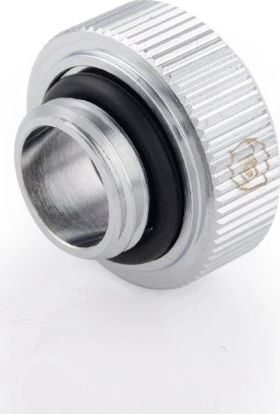 Bitspower Touchaqua Hardtube Adapter G1/4" auf 16mm, Glorious Silver, 2er-Pack