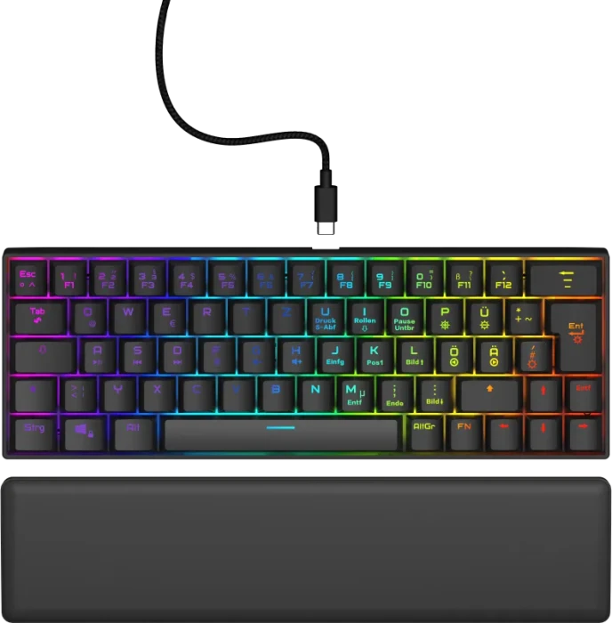 Hama uRage Exodus 760 Mechanical Mini Gaming Keyboard, DE