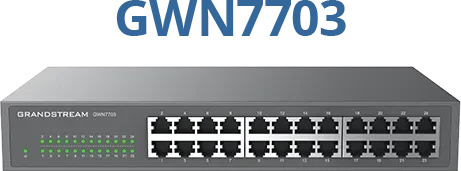 Grandstream GWN7700 Series Rackmount Gigabit Switch, 24x RJ-45