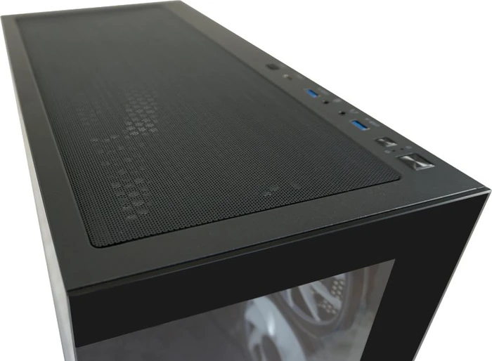 LC-Power Gaming 715B Seamless_X, schwarz, Glasfenster