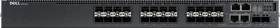 Dell EMC Networking N Series PowerSwitch N3000E Rackmount Gigabit Managed Stacking Switch, 22x SFP, 2x SFP+, 2x RJ-45/SFP (N3024F/210-ABOE)