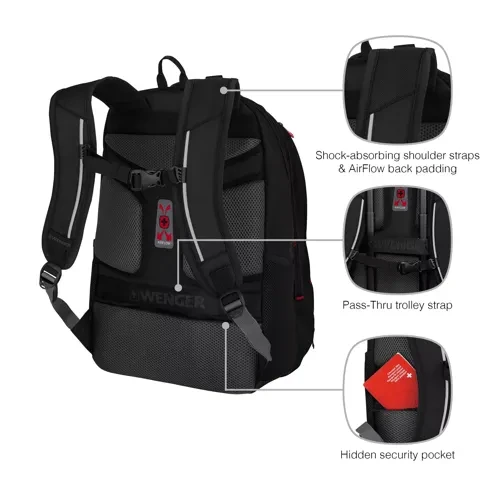 Wenger Carbon Pro Notebook Rucksack 15.6" schwarz