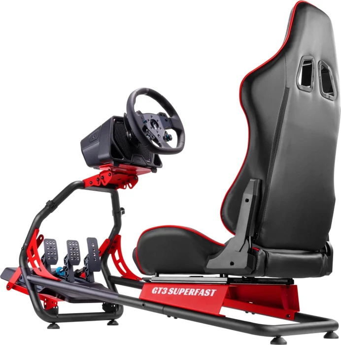 Oplite Cockpit GT3 Superfast V2, schwarz/rot