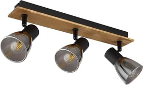 Globo Claude Spot 3-flammig braun