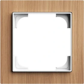 Busch-Jaeger Busch-art linear Abdeckrahmen 1-fach, Holz Eiche