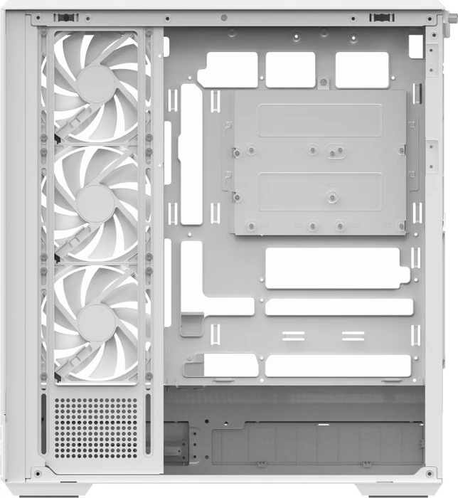 AeroCool P500B Digi White, Glasfenster
