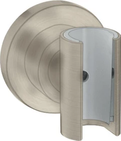 Hansgrohe Axor Citterio Brausehalter rund brushed nickel