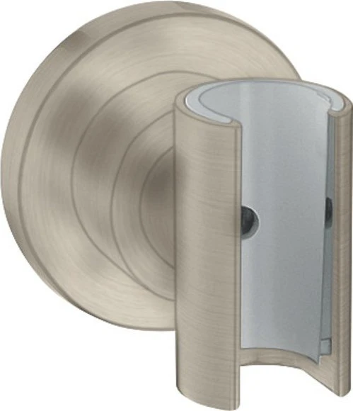 Hansgrohe Axor Citterio Brausehalter rund brushed nickel