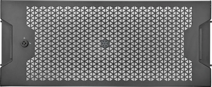 SilverStone RAC41-FP-430, Frontplatte mit Schloss, für SilverStone RM41-506 / RM41-H08, schwarz