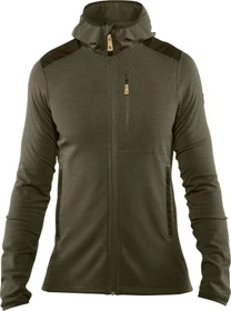 Fjällräven Keb Fleece Hoodie Jacke laurel green/deep forest (Herren)