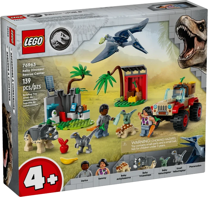LEGO Jurassic World - Rettungszentrum für Baby-Dinos