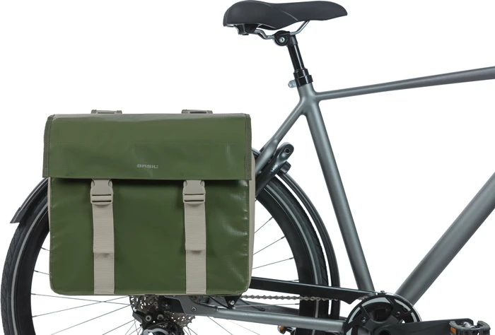 Basil Urban Load Doppeltasche Gepäcktasche grün