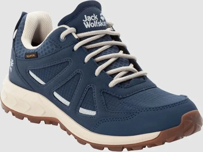 Jack Wolfskin Woodland 2 Texapore Low dark blue/beige (Damen)