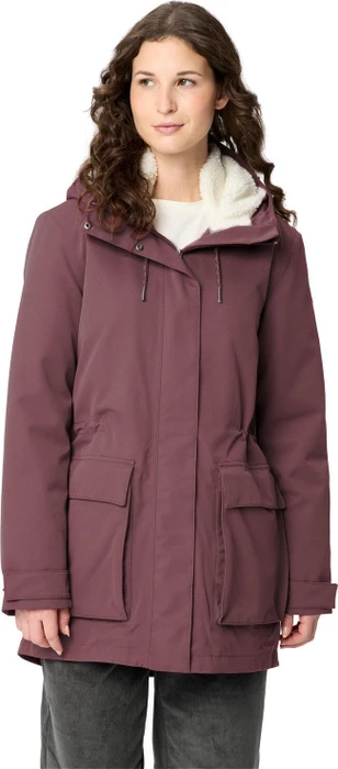 Vaude Manukau III Funktionsmantel ruby dusk (Damen)