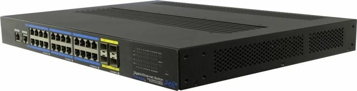 Allnet SG84 Rackmount Gigabit Smart Switch, 24x RJ-45, 4x SFP+, 350W PoE+