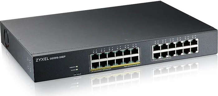 Zyxel GS1915 Desktop Gigabit Smart Switch, 24x RJ-45, 130W PoE+