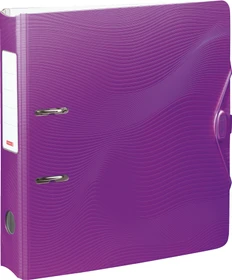 Brunnen Wave Ordner 2-Ring, 70mm, A4, purple