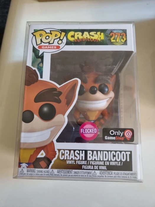 FunKo Pop! Games - Crash Bandicoot - Crash Bandicoot Flocked