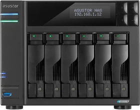 Asustor Lockerstor 6 Gen2 AS6706T, 8GB RAM, 2x RJ-45 2.5GBase-T, 2x USB-A 3.1 (90-AS6706T00-ME30)