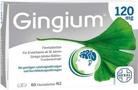 Hexal Gingium 120mg Filmtabletten, 60 Stück